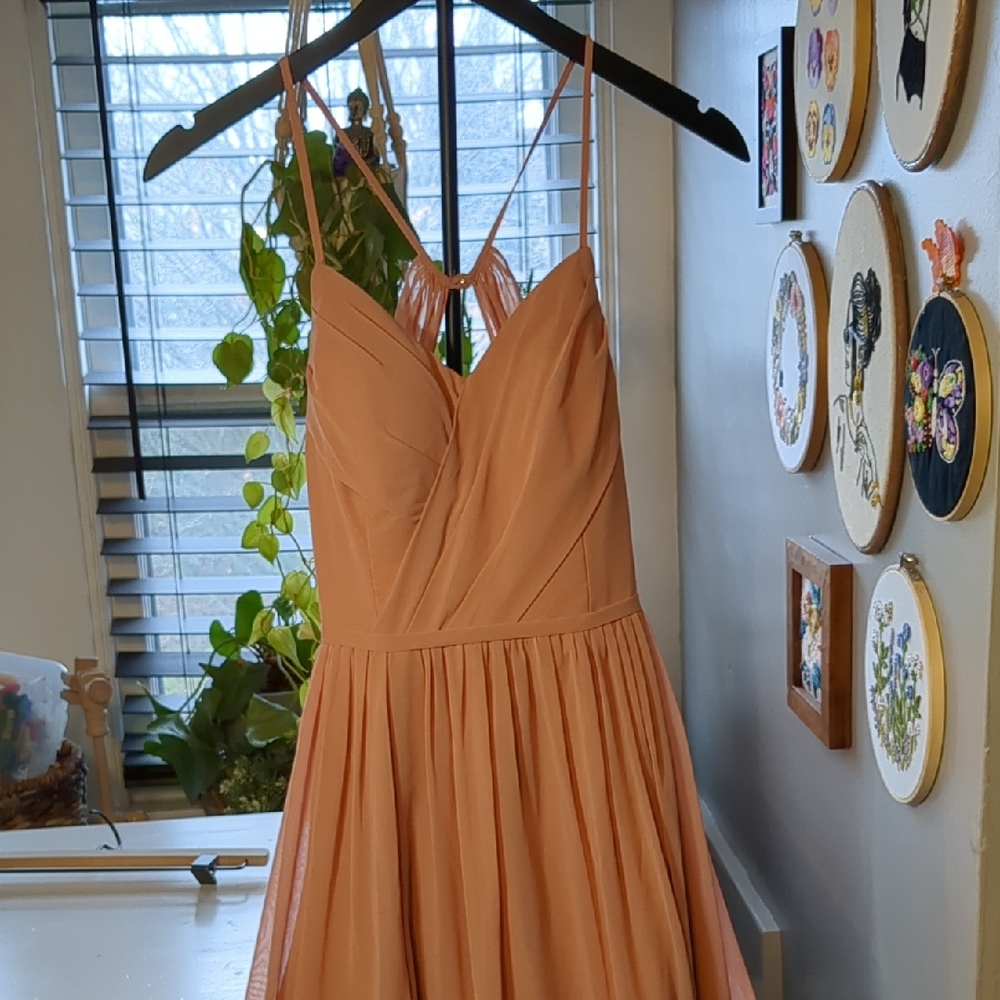 Azazie Coral Dress